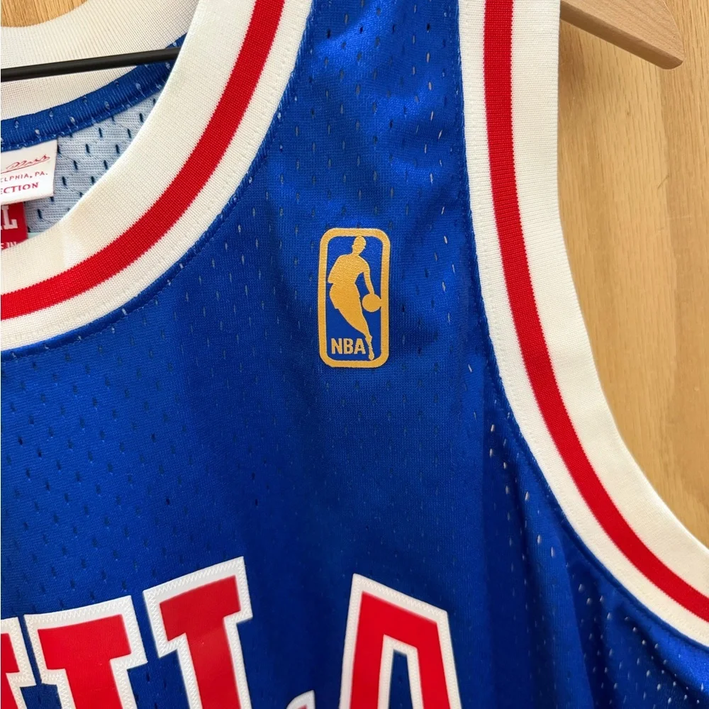 Mitchell & Ness 1996-97 Allen Iverson Philadelphia 76ers Jersey 2XL - Picture 5 of 7